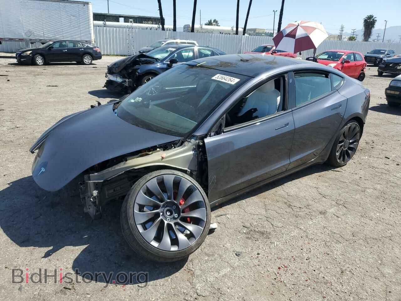 Photo 5YJ3E1EC9NF128656 - TESLA MODEL 3 2022