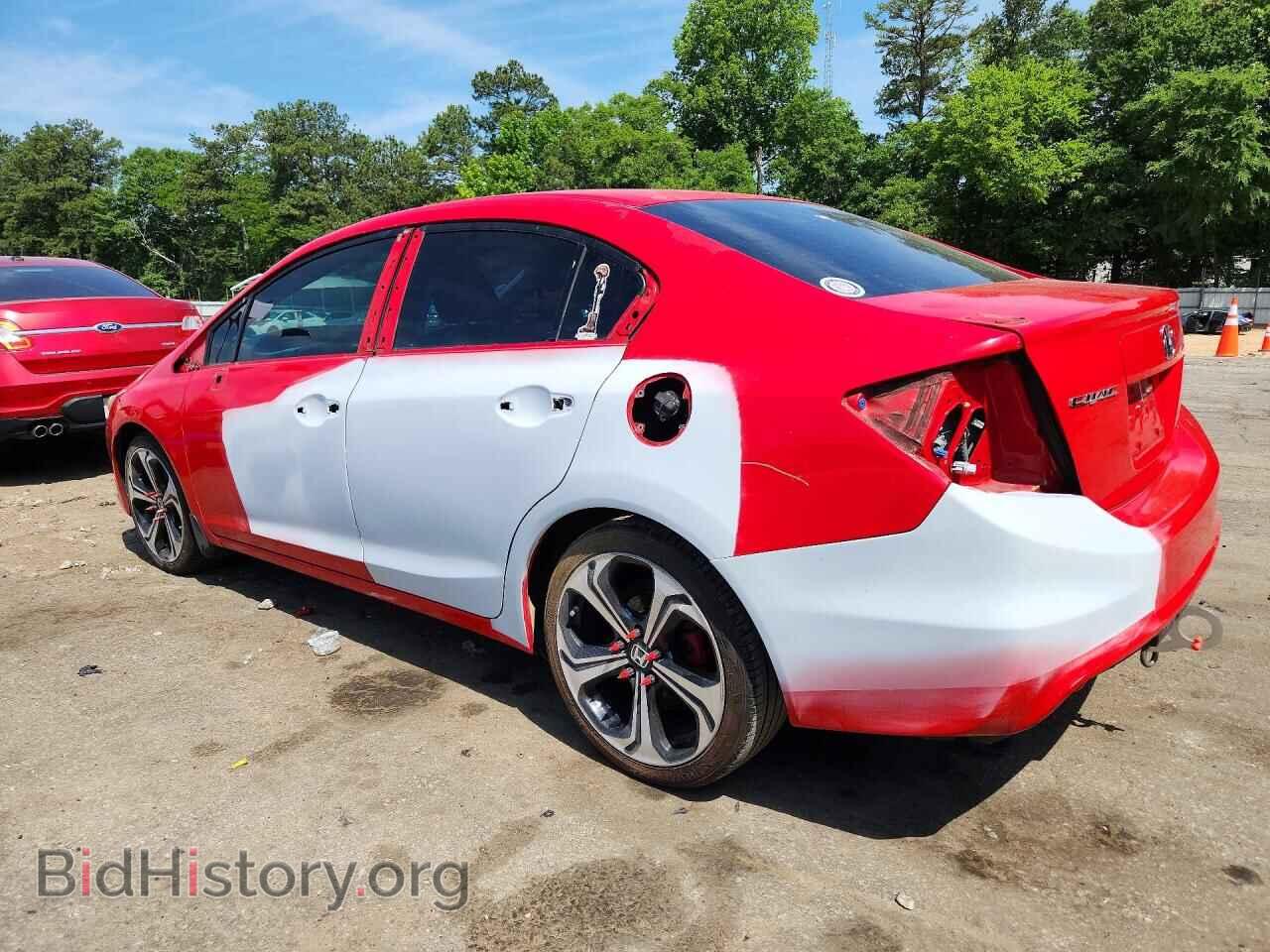 2012 HONDA CIVIC - VIN: 2HGFB6E52CH706528 - Фото 2