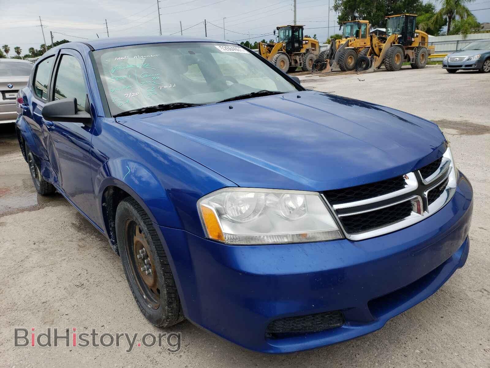 Photo 1C3CDZAB8DN632165 - DODGE AVENGER 2013