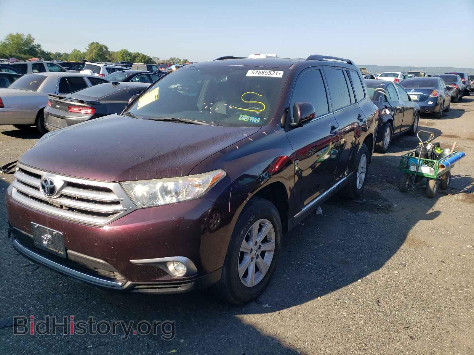 2013 TOYOTA HIGHLANDER - VIN: 5TDBK3EH8DS198915 - Фото 2