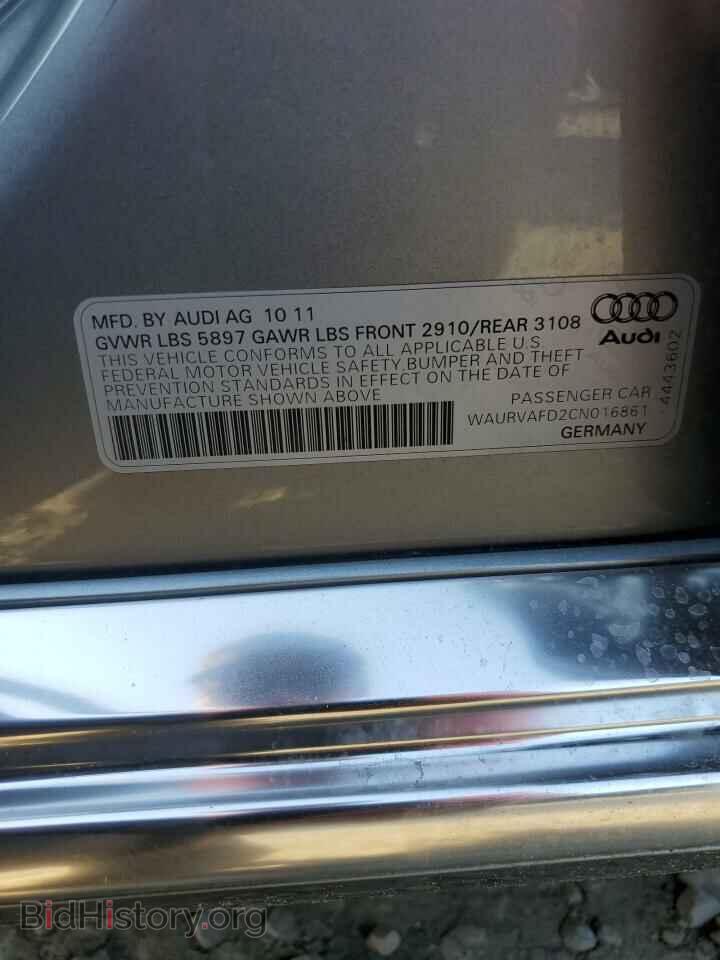 2012 AUDI A8 - VIN: WAURVAFD2CN016861 - Фото 14