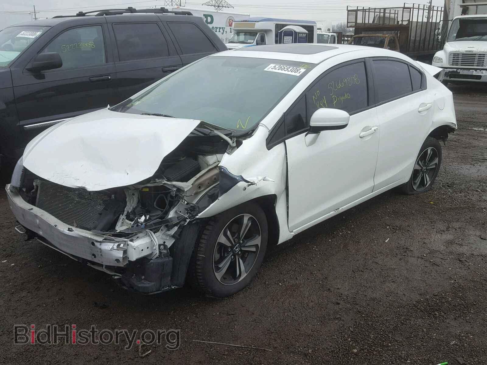 2014 HONDA CIVIC - VIN: 2HGFB2F81EH548834 - Фото 2