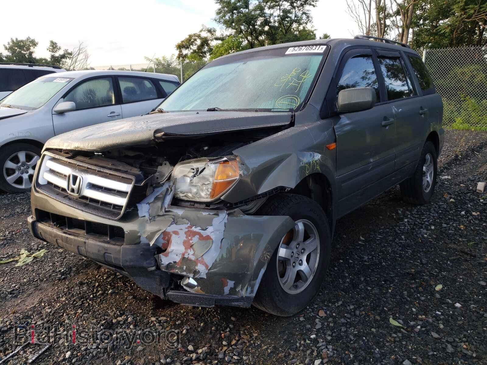 2007 HONDA PILOT - VIN: 2HKYF18597H527815 - Фото 2