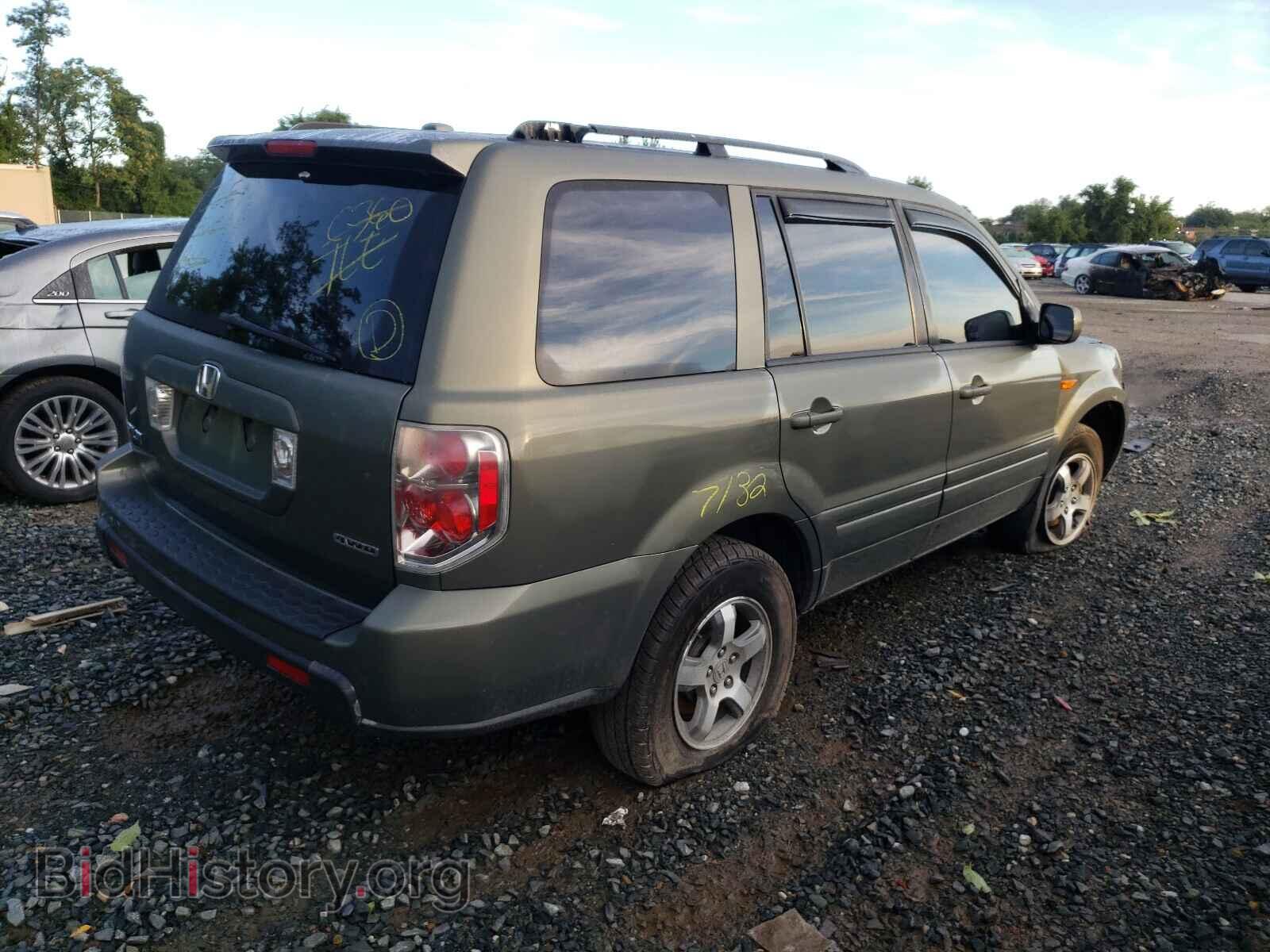 2007 HONDA PILOT - VIN: 2HKYF18597H527815 - Фото 4