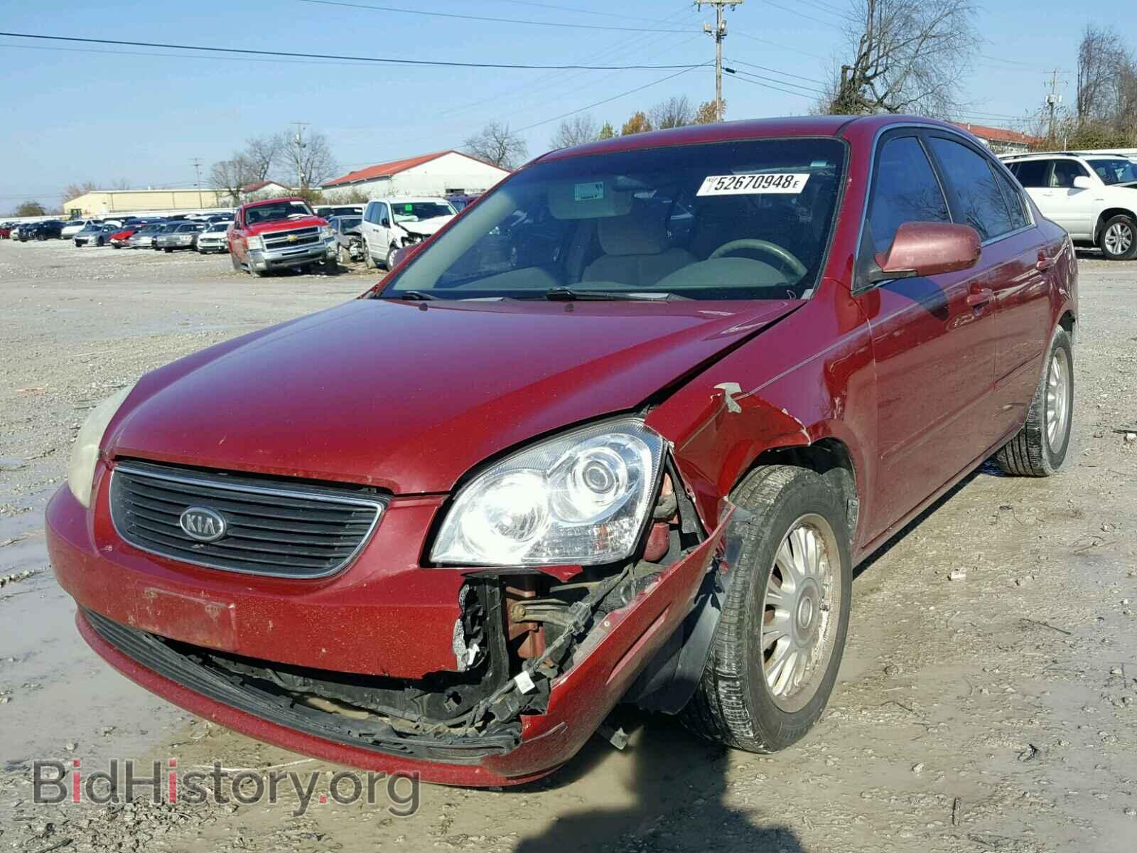 2007 KIA OPTIMA - VIN: KNAGE123075124695 - Фото 2