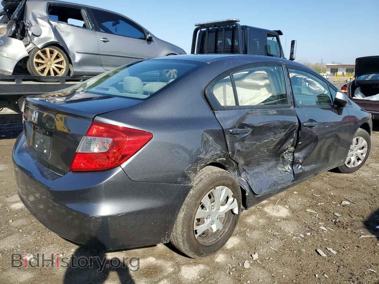 2012 HONDA CIVIC - VIN: 2HGFB2F51CH314454 - Фото 3
