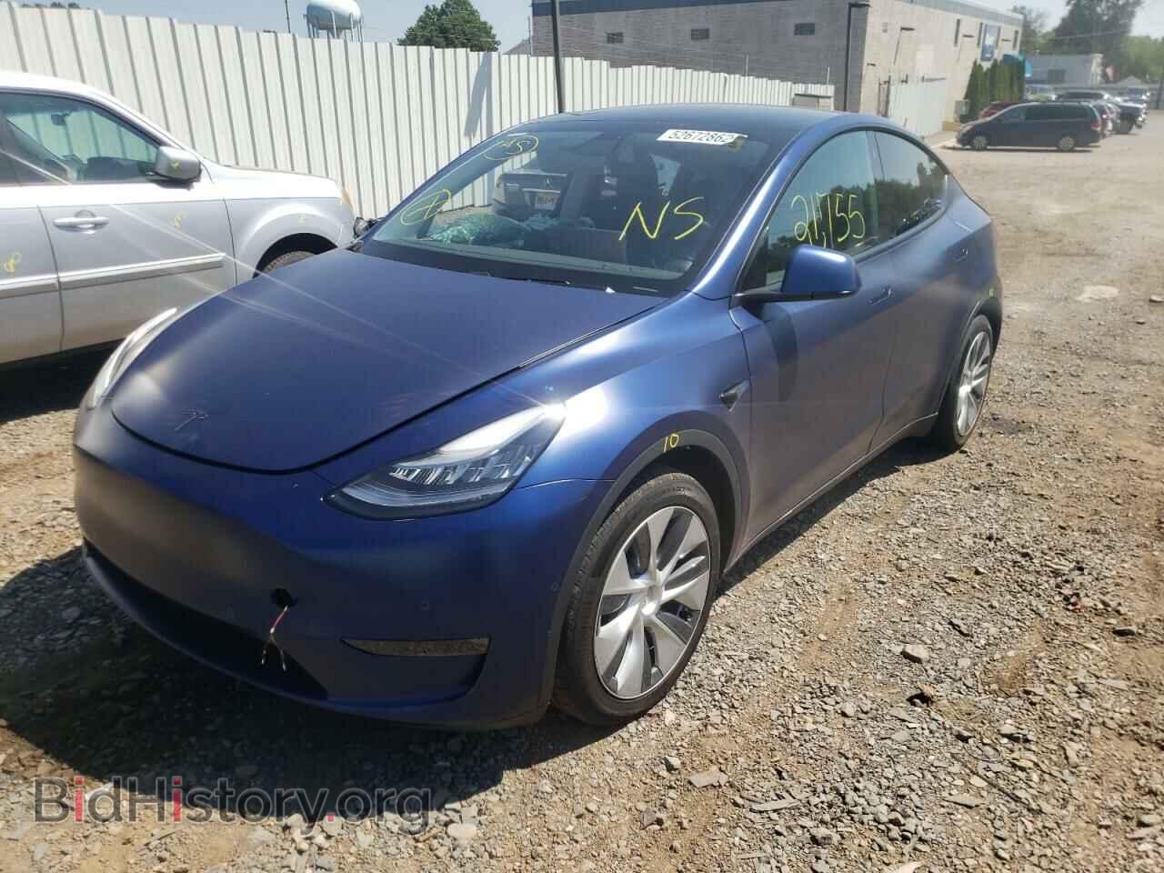 2021 TESLA MODEL Y - VIN: 5YJYGDEE0MF068865 - Фото 2