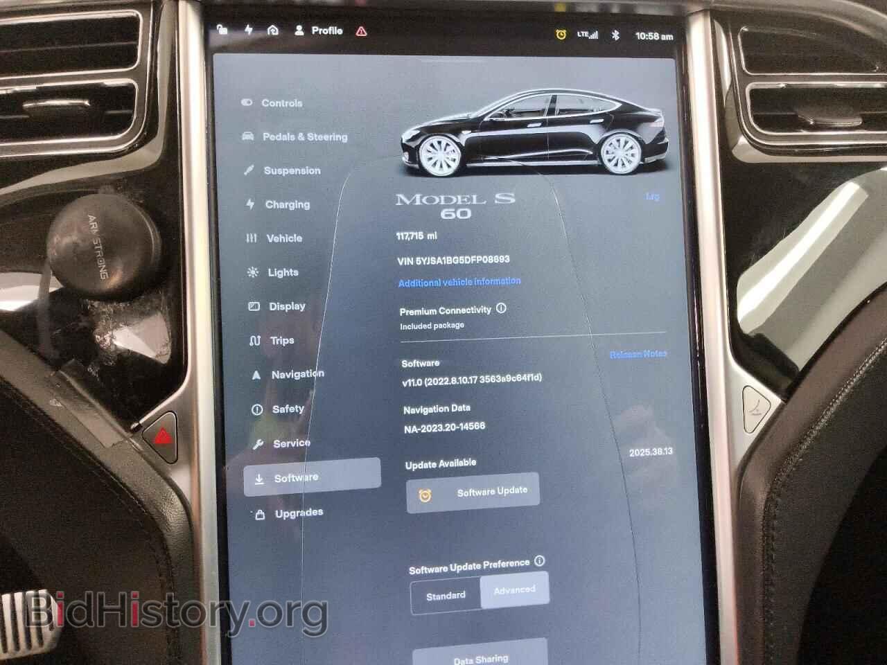 2013 TESLA MODEL S - VIN: 5YJSA1BG5DFP08693 - Photo 9