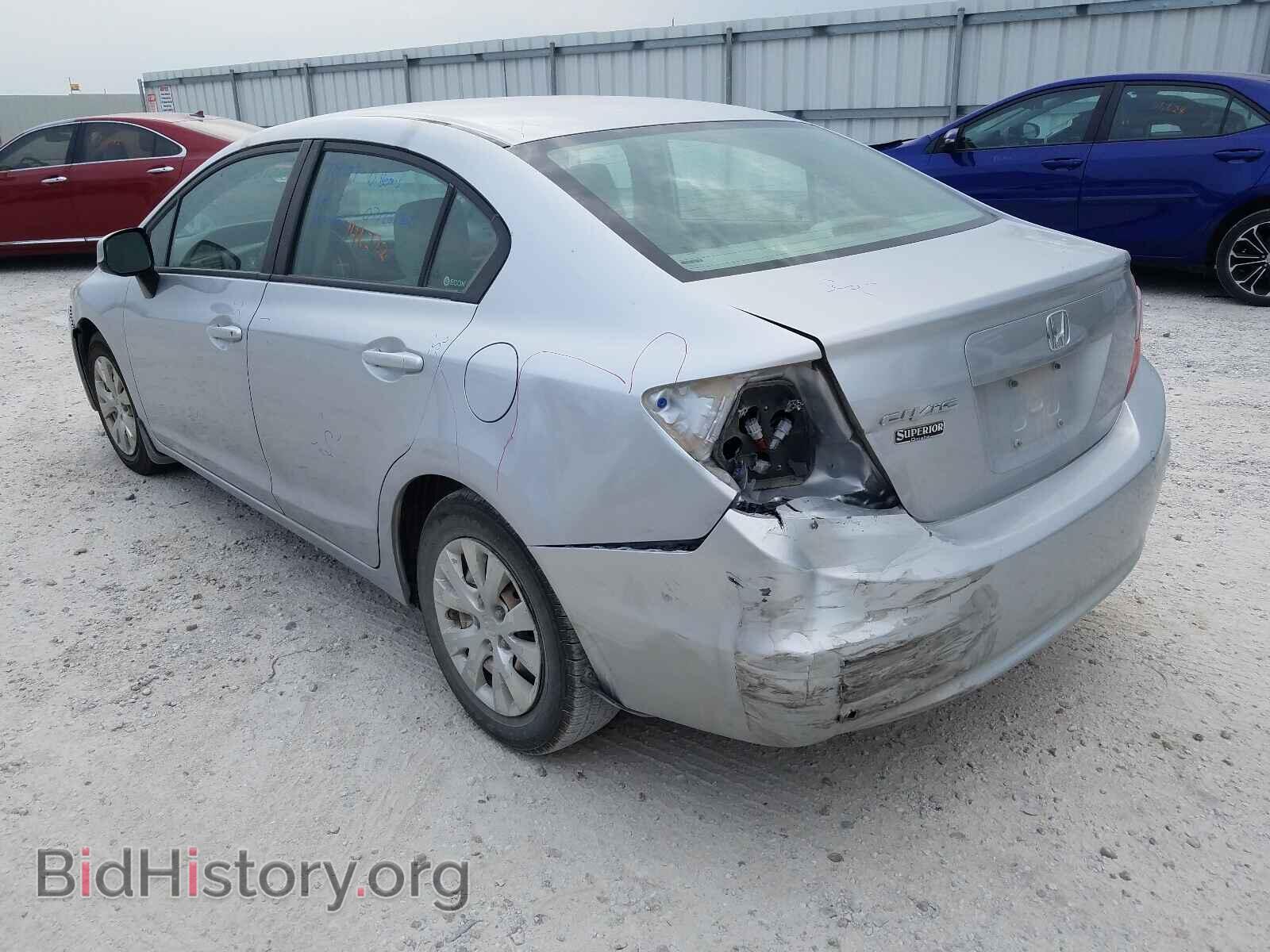 2012 HONDA CIVIC - VIN: 2HGFB2F52CH601690 - Фото 3