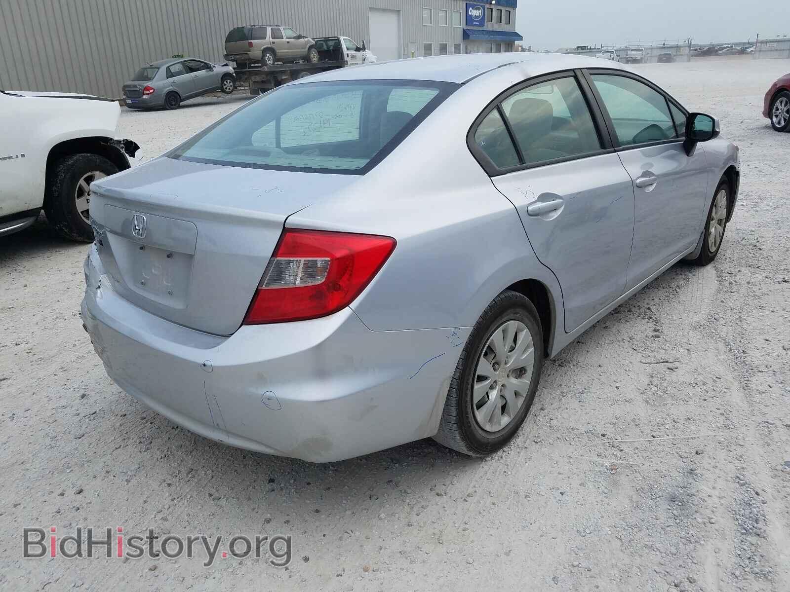 2012 HONDA CIVIC - VIN: 2HGFB2F52CH601690 - Фото 4