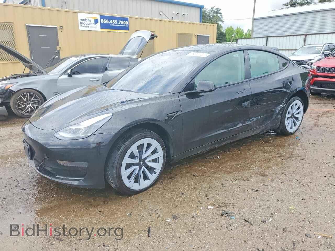 Photo 5YJ3E1EA1NF369643 - TESLA MODEL 3 2022