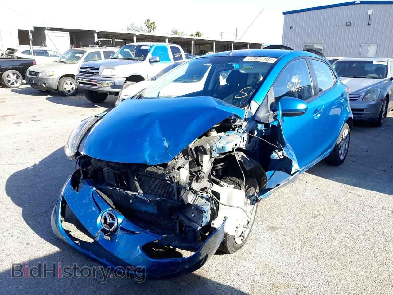 2012 MAZDA 2 - VIN: JM1DE1KZ1C0143306 - Фото 2