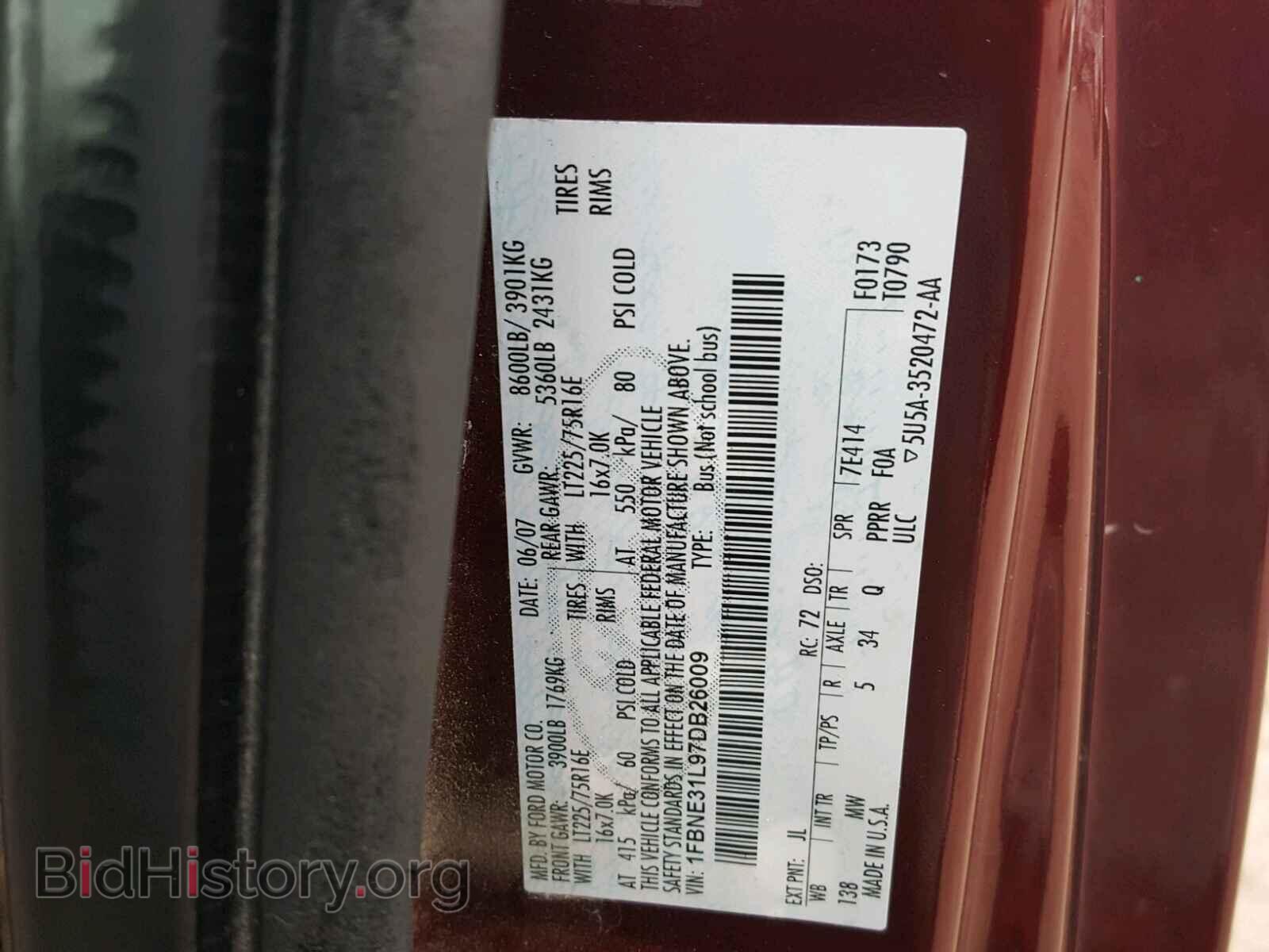 2007 FORD ECONOLINE - VIN: 1FBNE31L97DB26009 - Photo 10