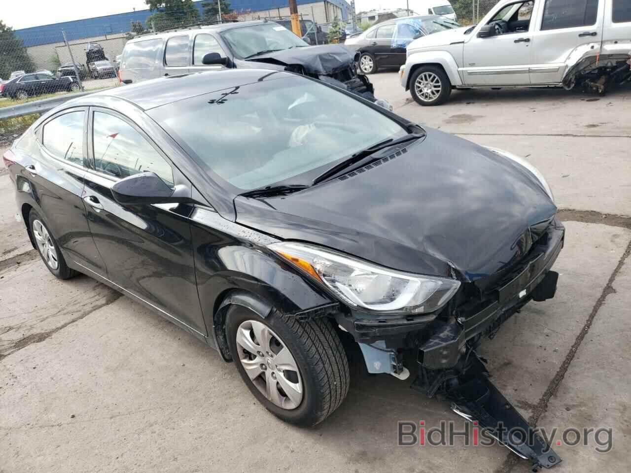 Photo KMHDH4AE6GU490213 - HYUNDAI ELANTRA 2016