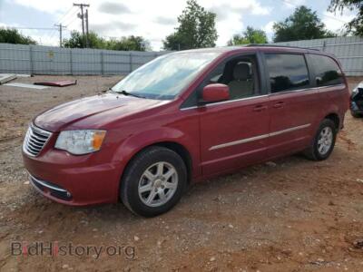 2011 Chrysler MINIVAN Touring, темно-бордовый — VIN 2A4RR5DG5BR611405, Copart