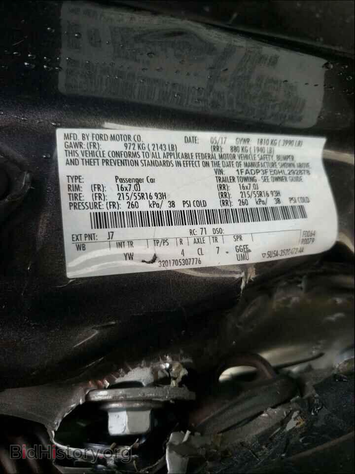 2017 FORD FOCUS - VIN: 1FADP3FE0HL292878 - Photo 10