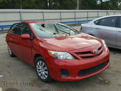 2012 Toyota COROLLA BA, красный — VIN 2T1BU4EE4CC873043, Copart
