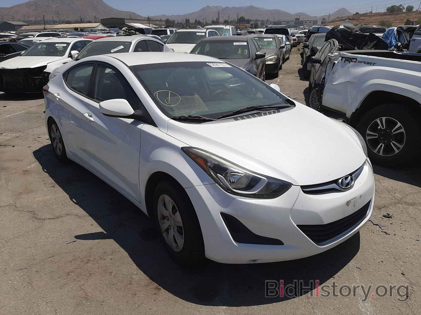 Фотография 5NPDH4AE1GH696540 - HYUNDAI ELANTRA 2016