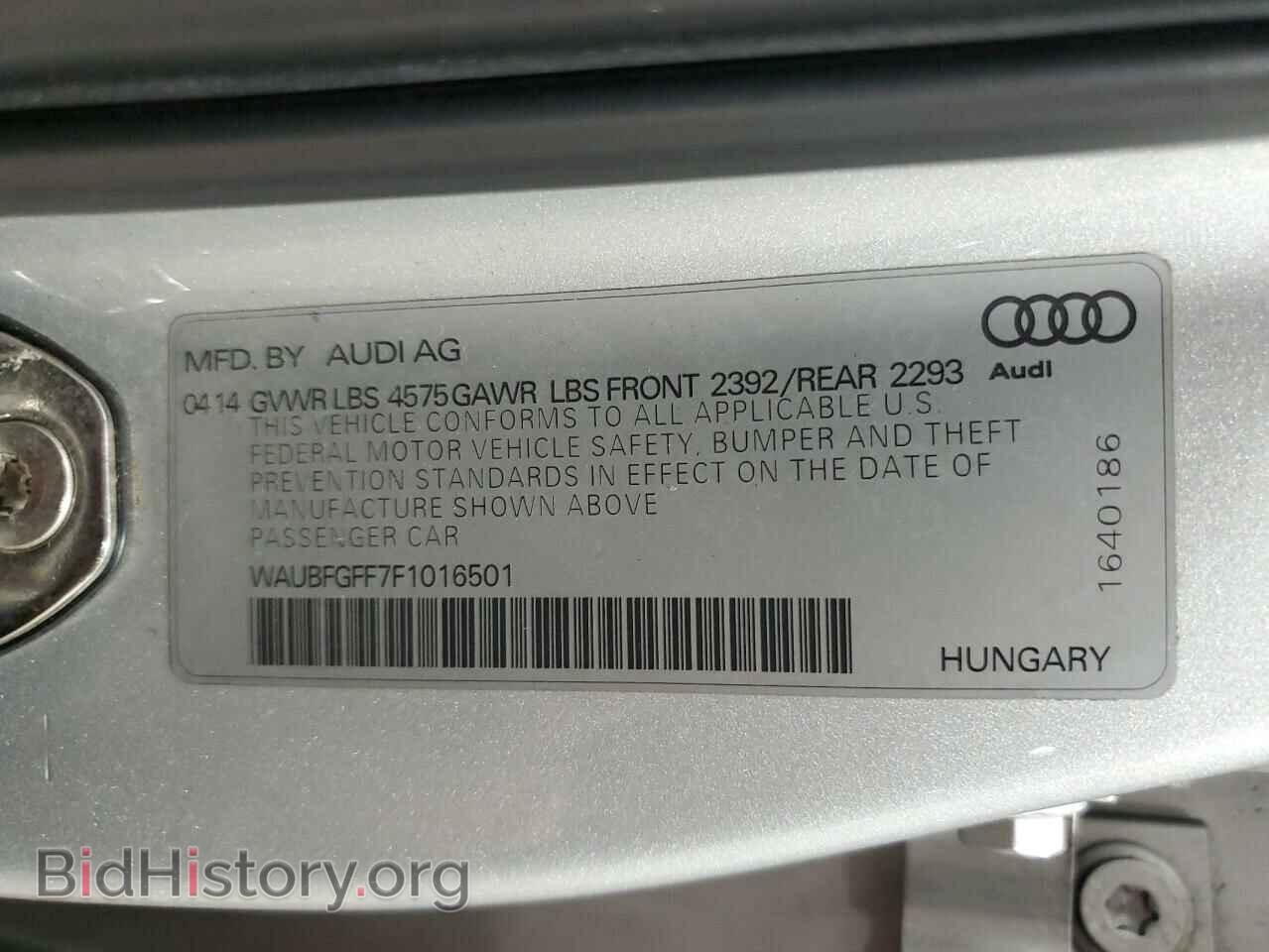 2015 AUDI A3 - VIN: WAUBFGFF7F1016501 - Photo 12