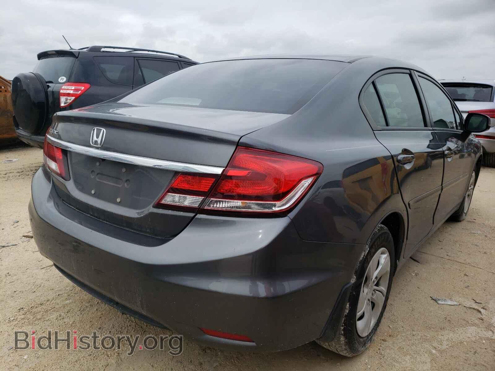 2013 HONDA CIVIC - VIN: 2HGFB2F5XDH594554 - Фото 4