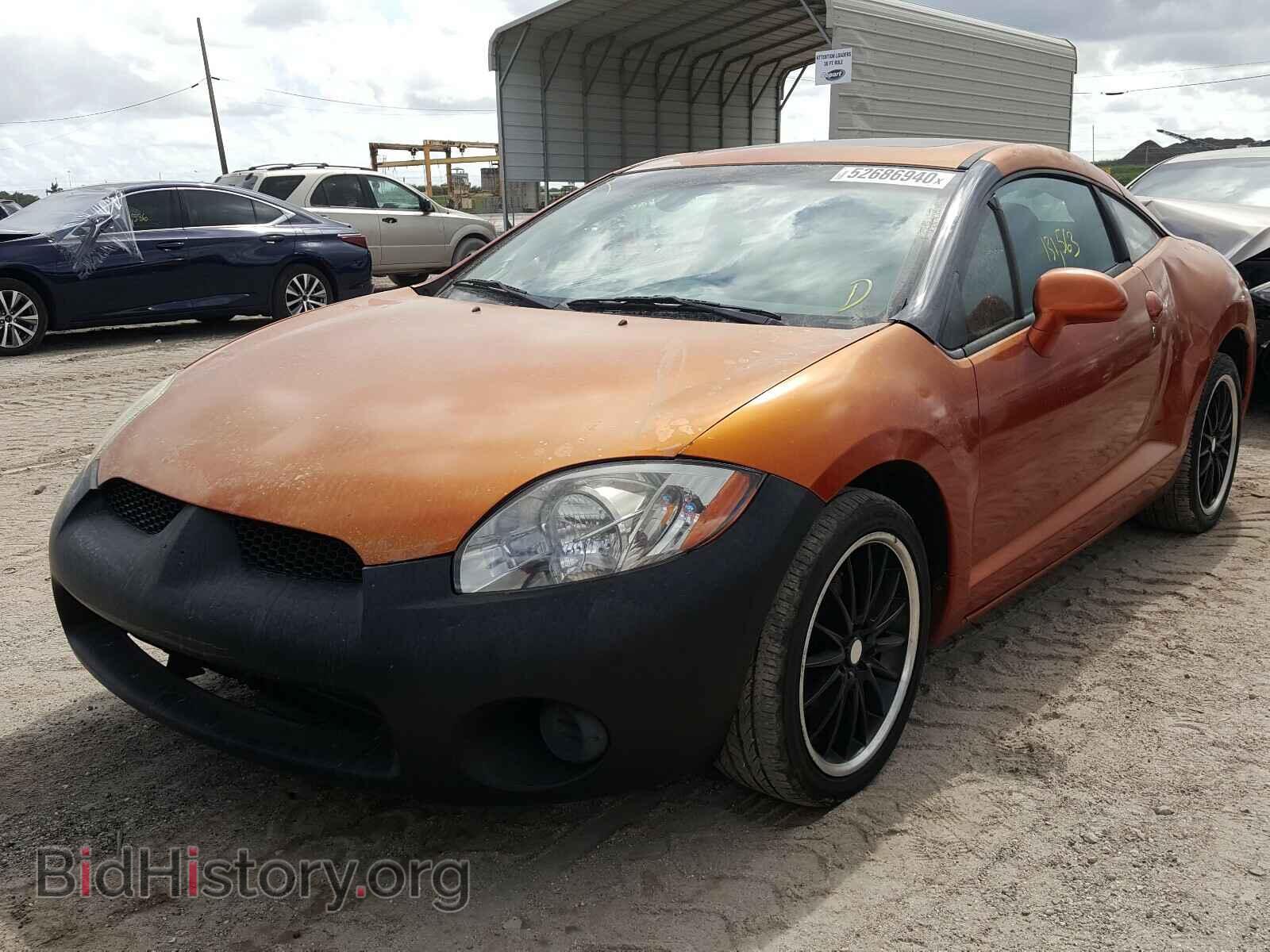 2006 MITSUBISHI ECLIPSE - VIN: 4A3AK24F96E044256 - Фото 2