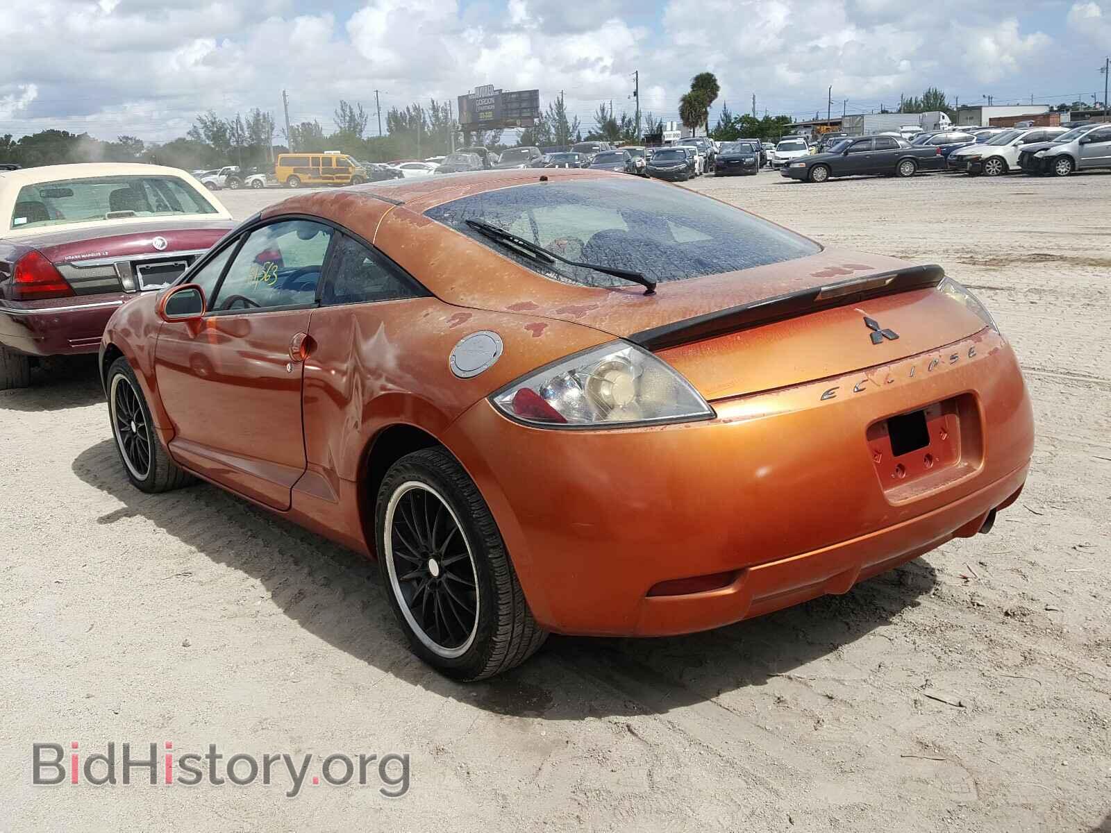 2006 MITSUBISHI ECLIPSE - VIN: 4A3AK24F96E044256 - Фото 3