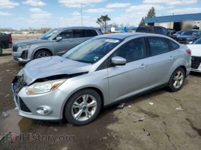 2012 Ford FOCUS SE, silver — VIN 1FAHP3F22CL366138, Copart