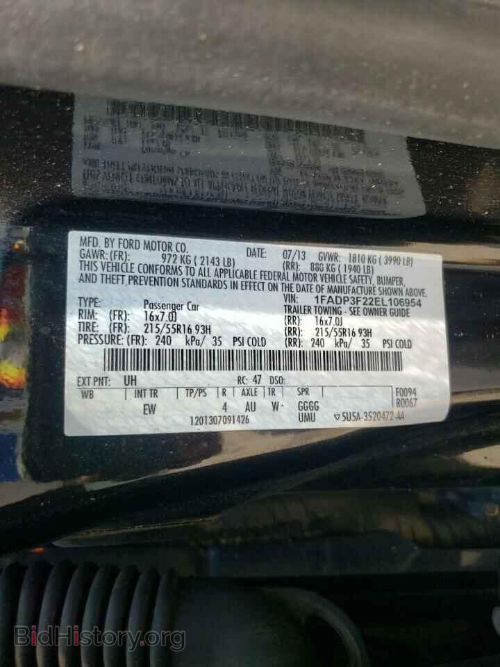 2014 FORD FOCUS - VIN: 1FADP3F22EL106954 - Photo 10