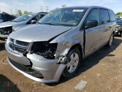 2013 Dodge CARAVAN SE, silver — VIN 2C4RDGBG5DR600359, Copart