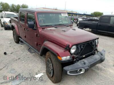 2021 Jeep GLADIATOR, красный — VIN 1C6HJTAG7ML596605, Copart