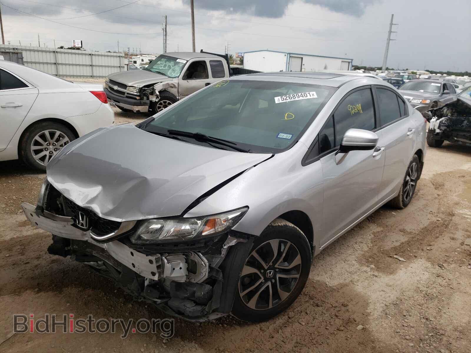 2015 HONDA CIVIC - VIN: 19XFB2F86FE043352 - Фото 2