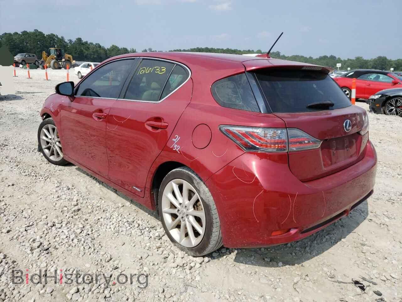 2012 LEXUS CT 200 - VIN: JTHKD5BH8C2089269 - Фото 3