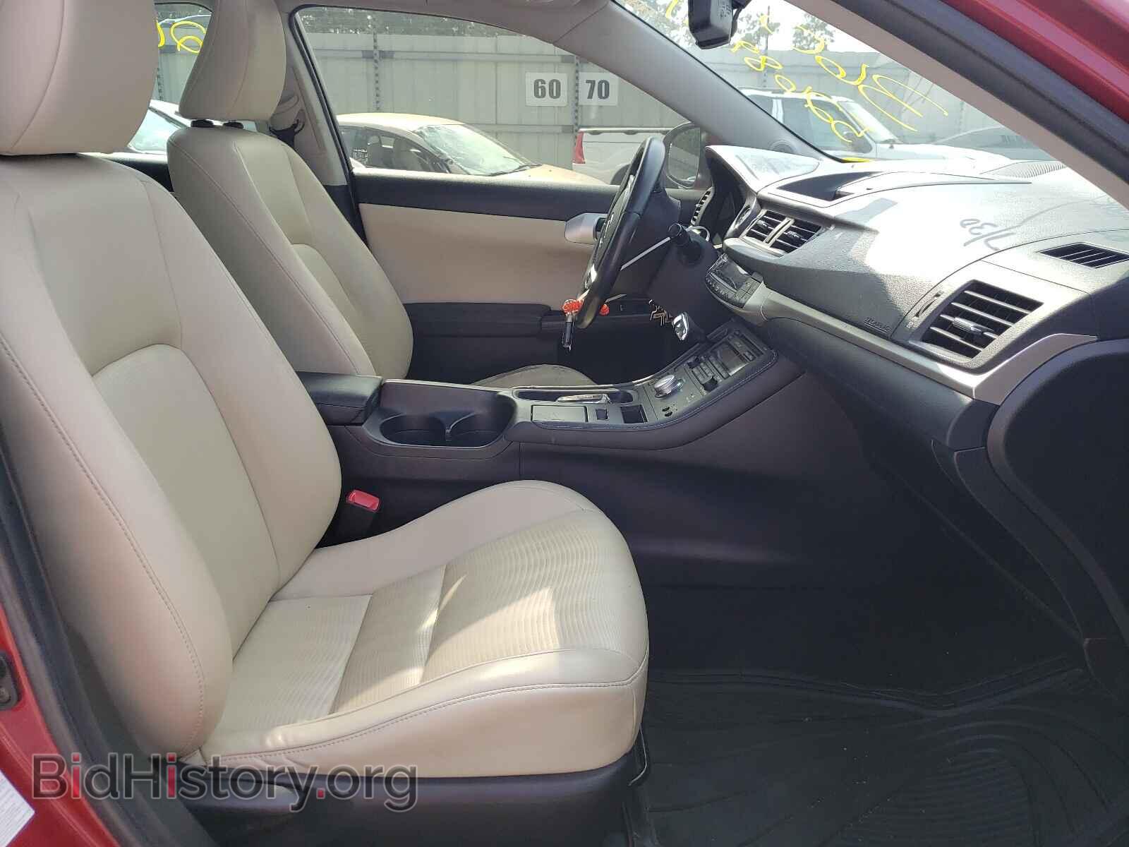 2012 LEXUS CT 200 - VIN: JTHKD5BH8C2089269 - Фото 5