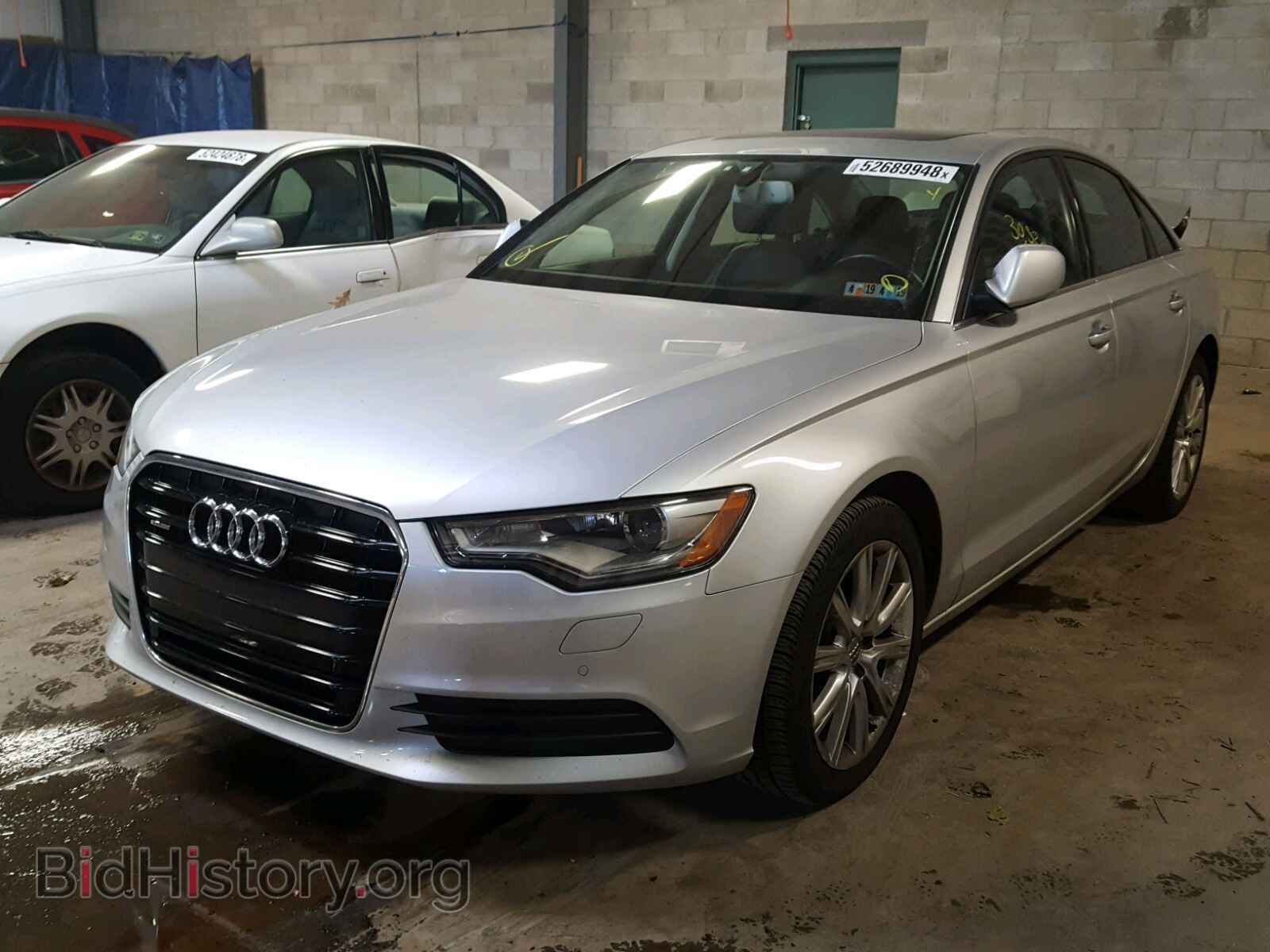 2014 AUDI A6 - VIN: WAUGFAFC8EN077291 - Фото 2