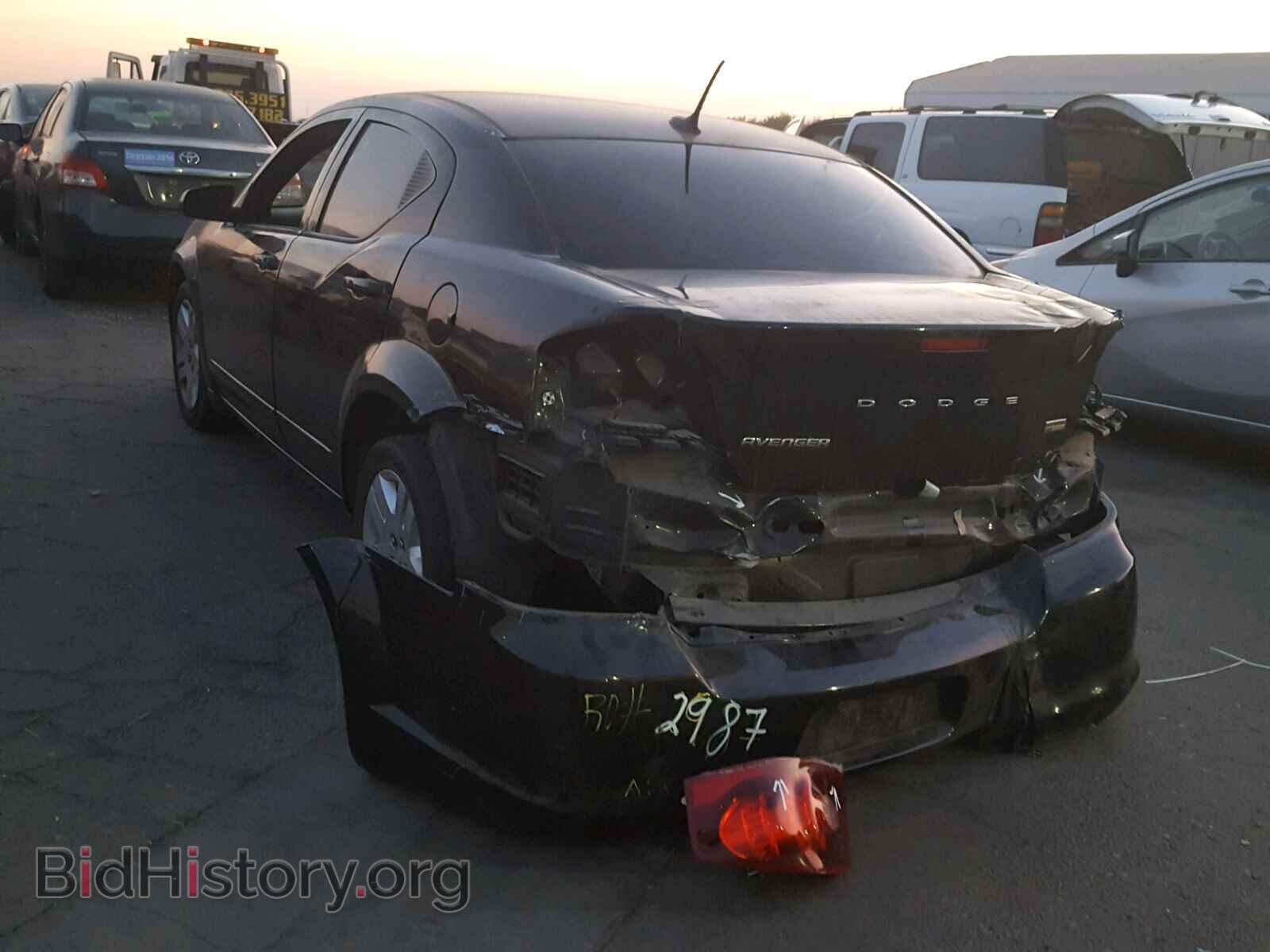 2012 DODGE AVENGER - VIN: 1C3CDZAG8CN327811 - Фото 3