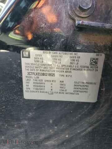 2011 GMC TERRAIN - VIN: 2CTFLXE53B6218625 - Фото 13