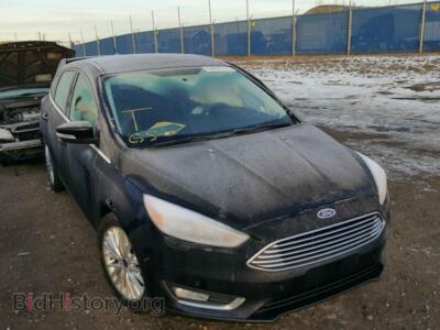 2016 Ford FOCUS Focus Tita, black — VIN 1FADP3N25GL349159, Copart