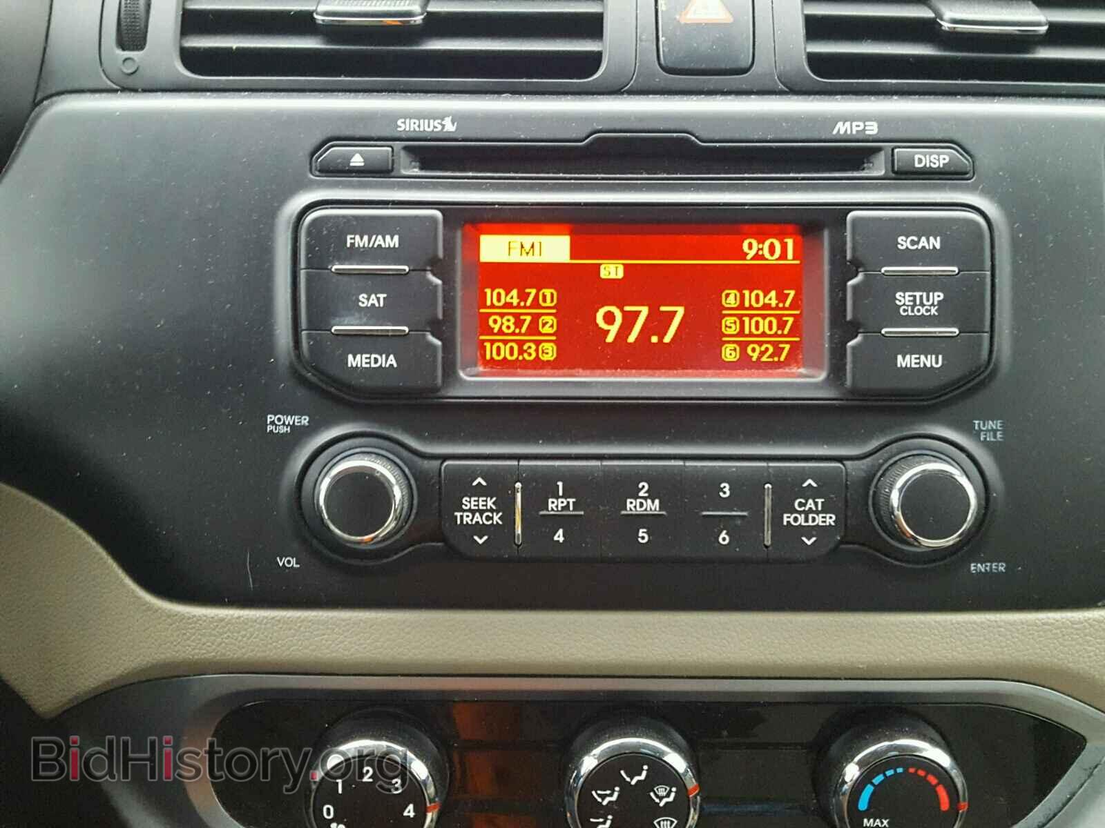 2012 KIA RIO - VIN: KNADM5A30C6067501 - Фото 9