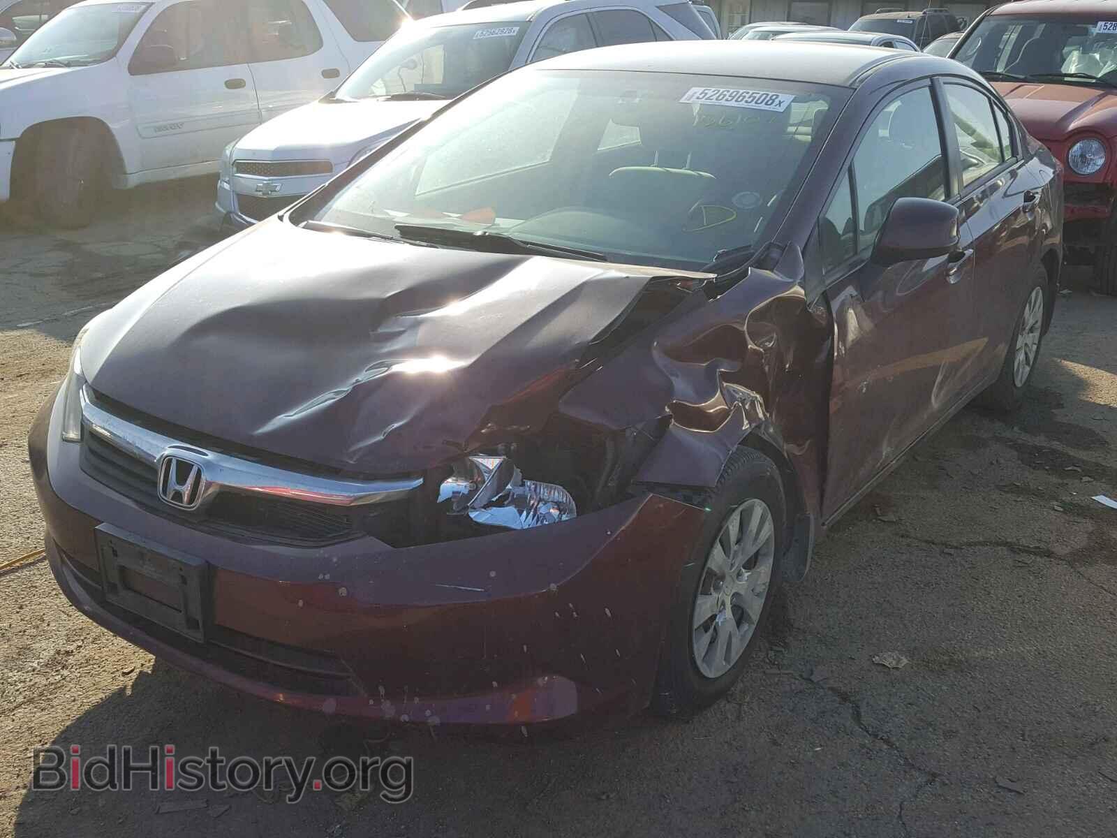 2012 HONDA CIVIC LX - VIN: JHMFB2F51CS001037 - Фото 2