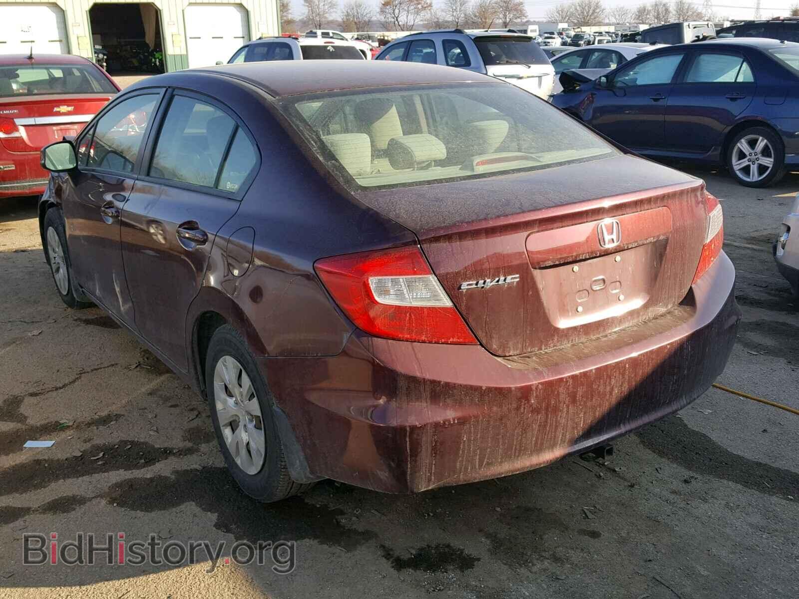 2012 HONDA CIVIC LX - VIN: JHMFB2F51CS001037 - Фото 3