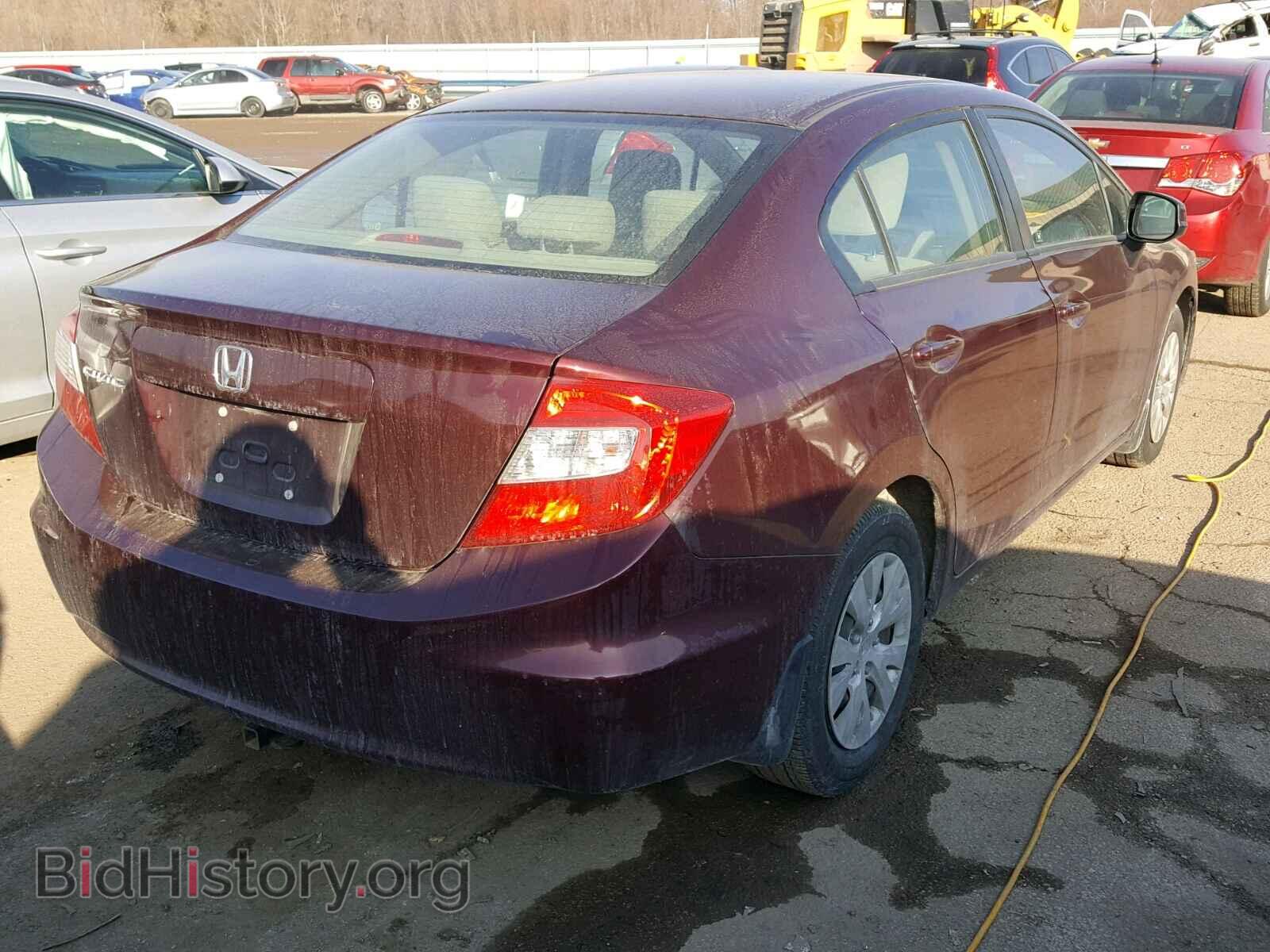2012 HONDA CIVIC LX - VIN: JHMFB2F51CS001037 - Фото 4