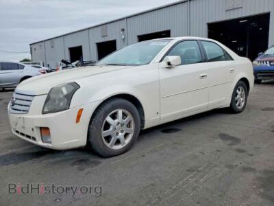 2007 Cadillac CTS HI Feature V6, white — VIN 1G6DP577970126397, Copart