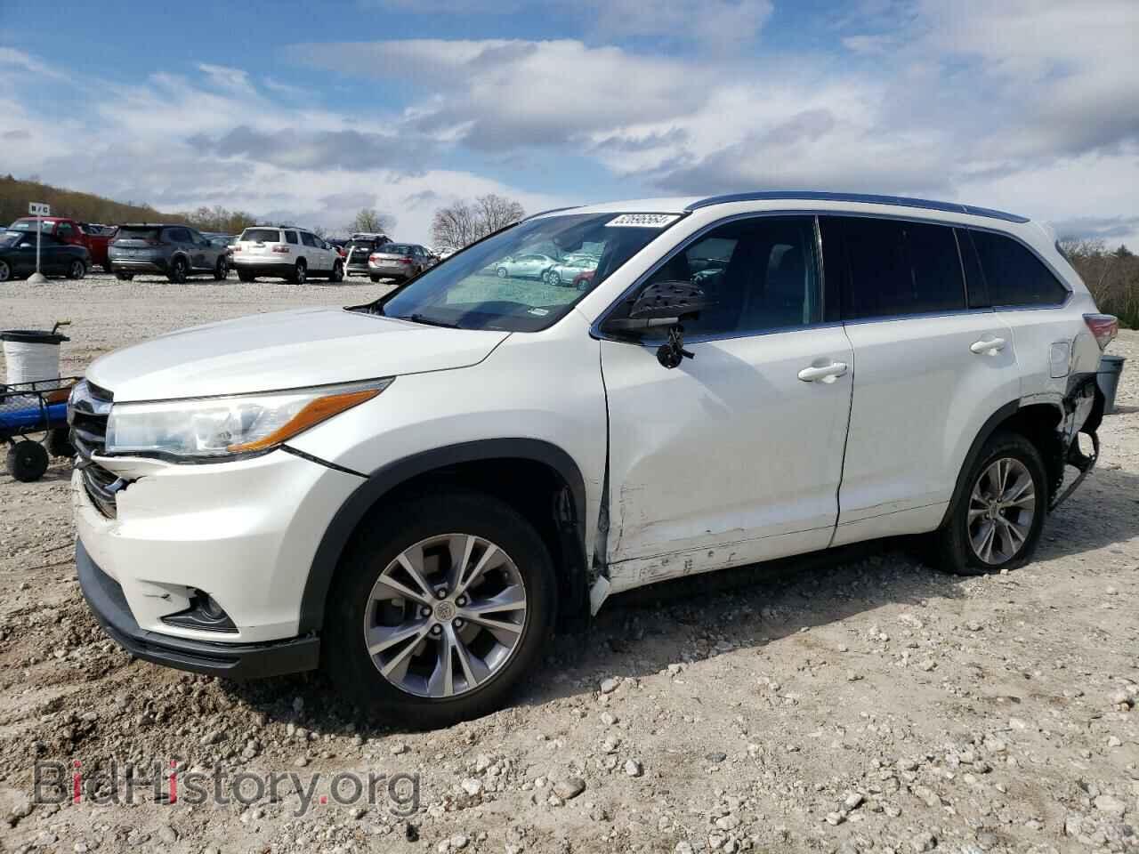 Photo 5TDJKRFH0FS155539 - TOYOTA HIGHLANDER 2015