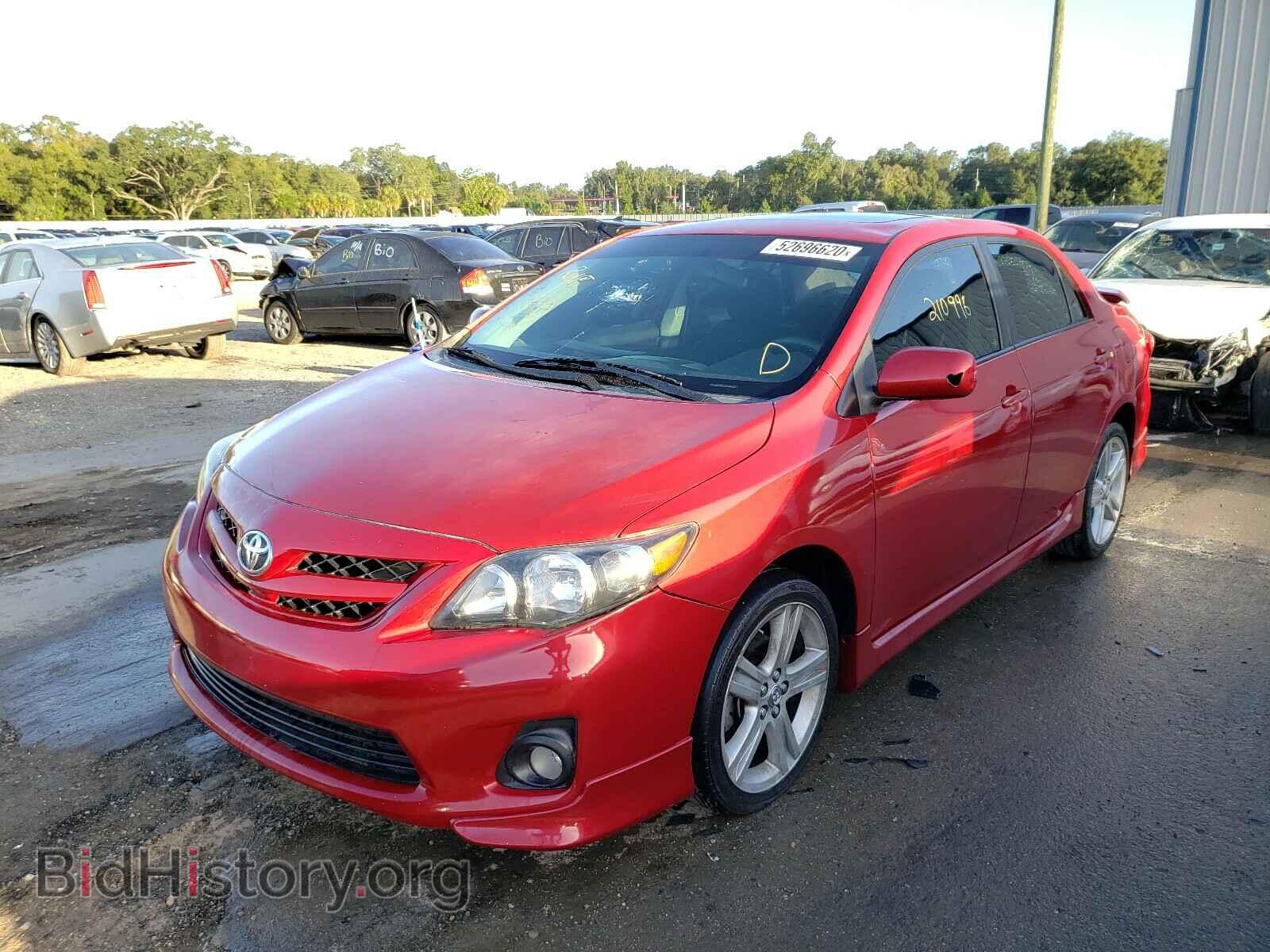 2011 TOYOTA COROLLA - VIN: 2T1BU4EE3BC706624 - Фото 2