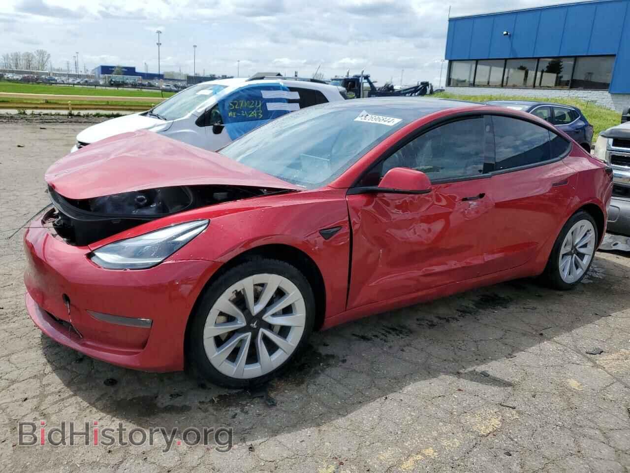 Photo 5YJ3E1EBXMF975921 - TESLA MODEL 3 2021