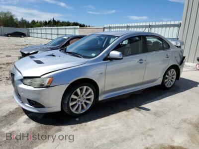 2011 Mitsubishi LANCER Ralliart, серебристый — VIN JA32V6FV8BU034620, Copart