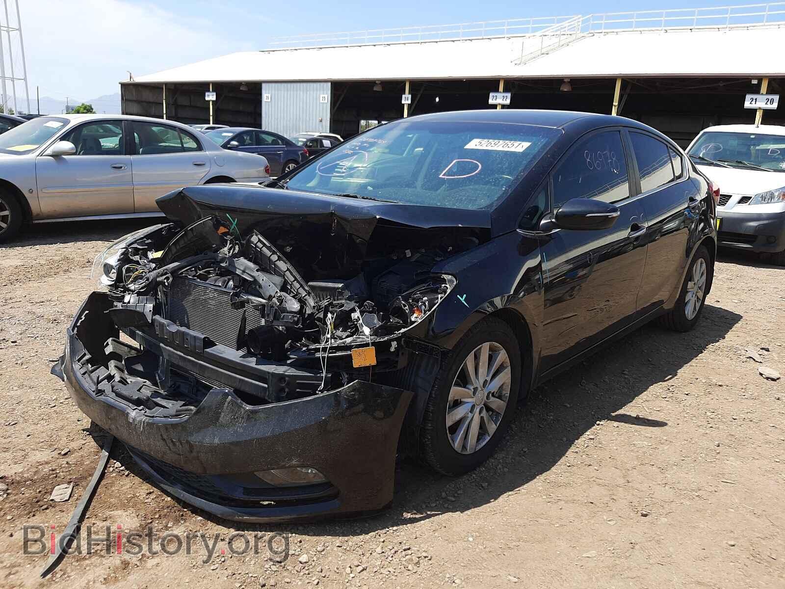 2014 KIA FORTE - VIN: KNAFX4A88E5120752 - Фото 2