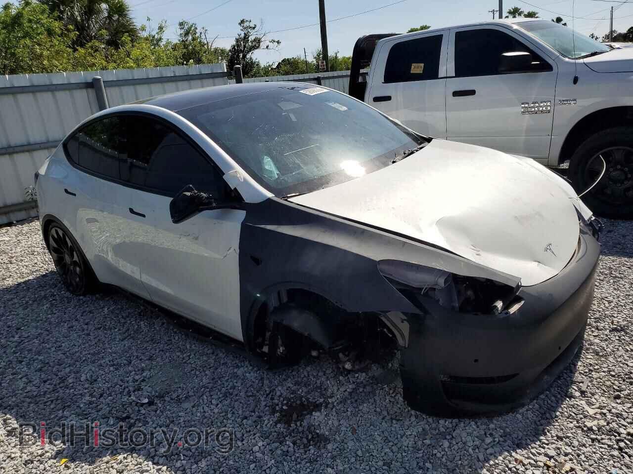 2022 TESLA MODEL Y - VIN: 7SAYGDEF1NF448147 - Фото 4