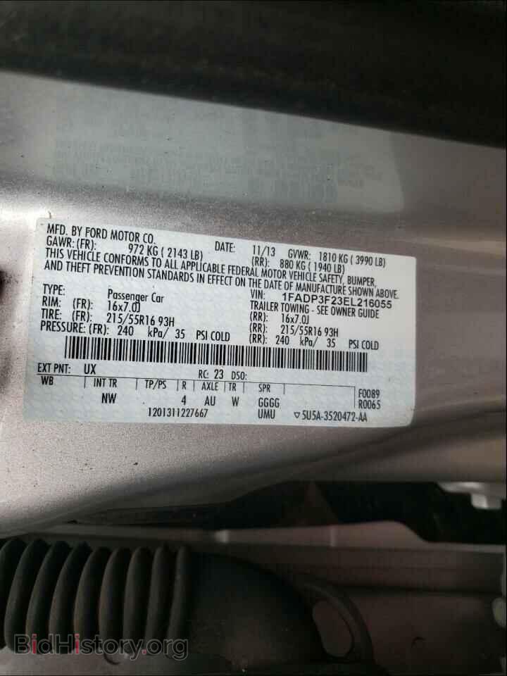 2014 FORD FOCUS - VIN: 1FADP3F23EL216055 - Photo 10