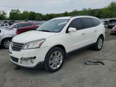 2014 Chevrolet TRAVERSE LT, white — VIN 1GNKRGKD8EJ246228, Copart